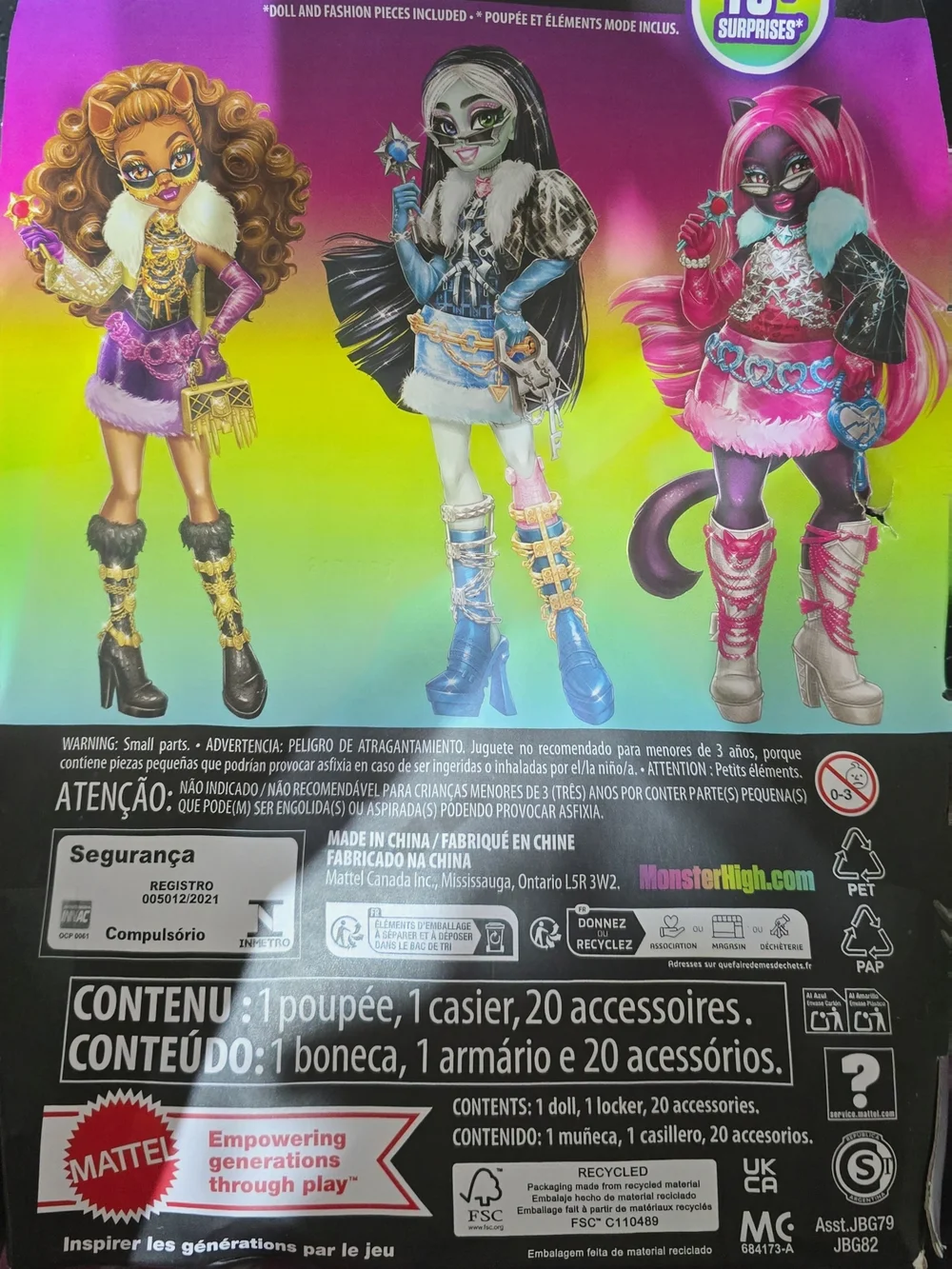 Mattel official monster